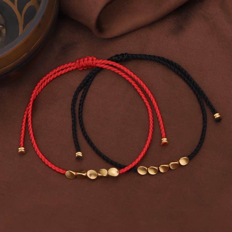 Pulsera de Hilo Rojo de la Suerte FengShui de Buddha Stones