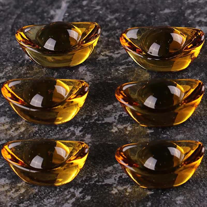 Pieza de arte hecha a mano de Liuli Crystal Treasure Bowl para decoración del hogar - image 14