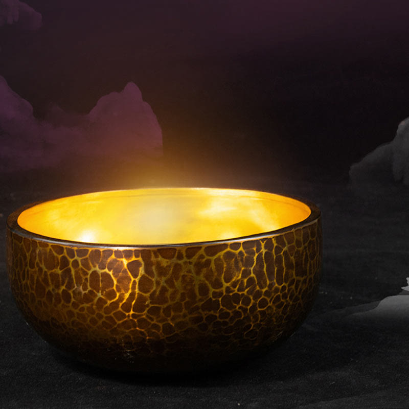 Cuenco de sonido de meditación tibetana, juego de cuencos de canto de atención plena para Yoga curativo hecho a mano
