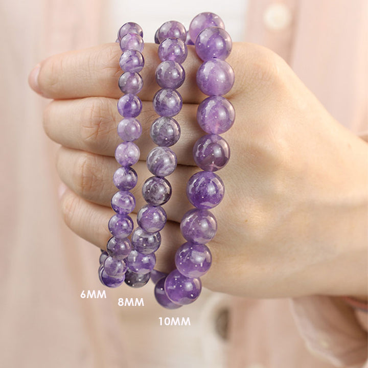 Buddha Stones La Pulsera de Purificación de Amatista