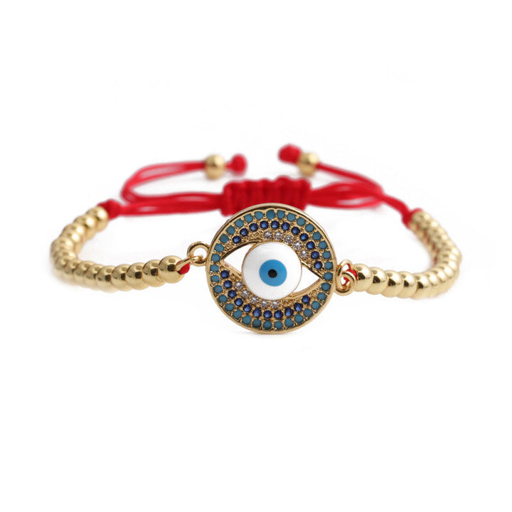 Pulsera de protección de hilo rojo con Buddha Stones contra el mal de ojo