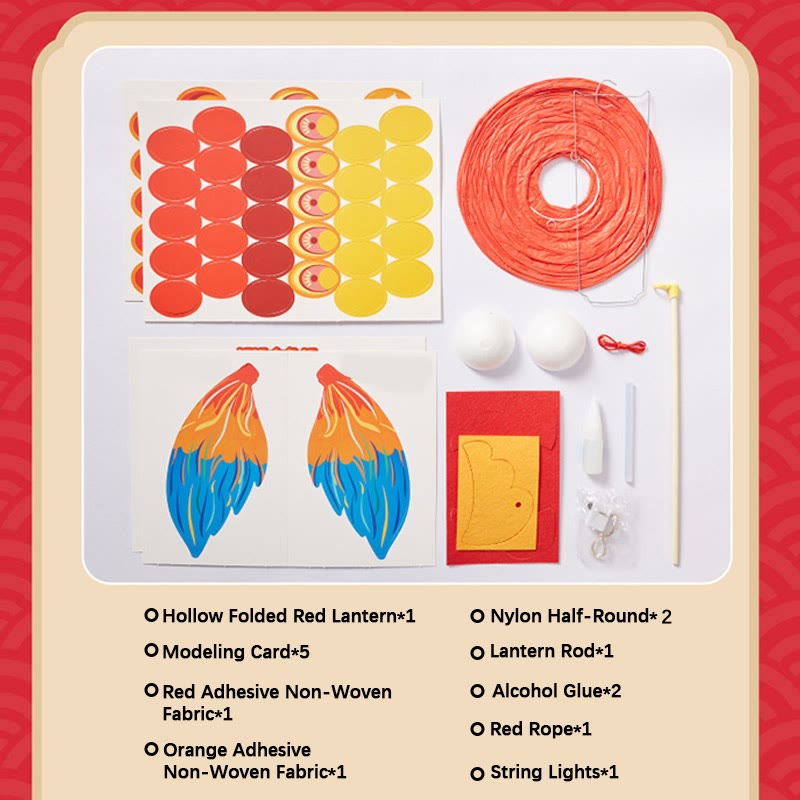 Buddha Stones DIY, buena suerte, pez Koi, lámpara de farol de papel, Festival del medio otoño, decoración de farol para niños