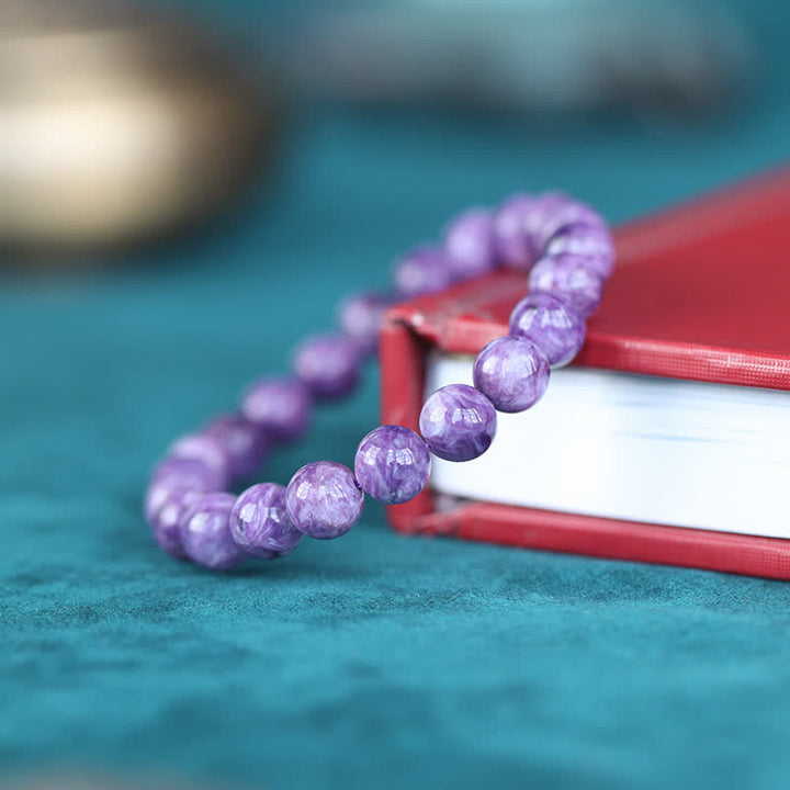 Pulsera de transformación positiva de cristal de amatista