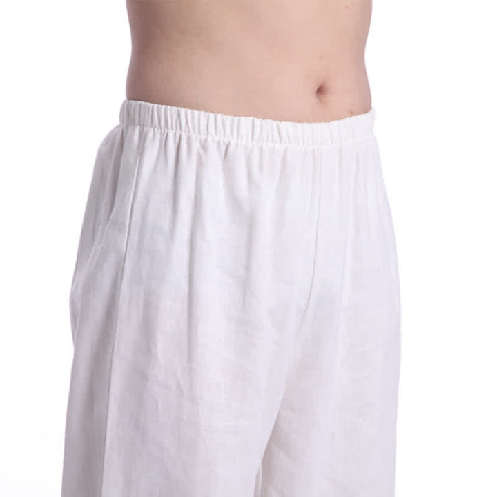 Conjunto de ropa de lino y algodón para hombre, meditación Zen espiritual, Buddha Stones, práctica de oración - image 16