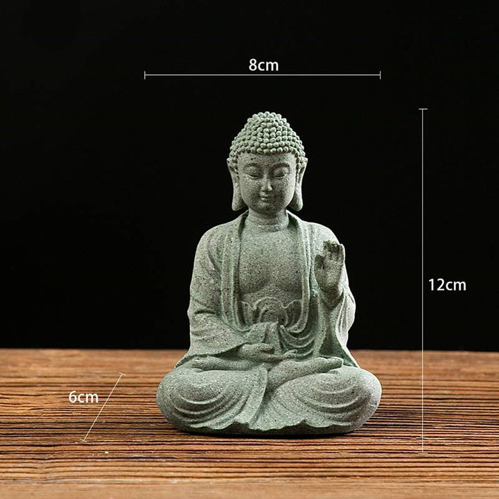 Estatua tibetana de meditación, contemplación, Buda, serenidad, compasión, decoración - Meditación 8*6*12cm - image 2