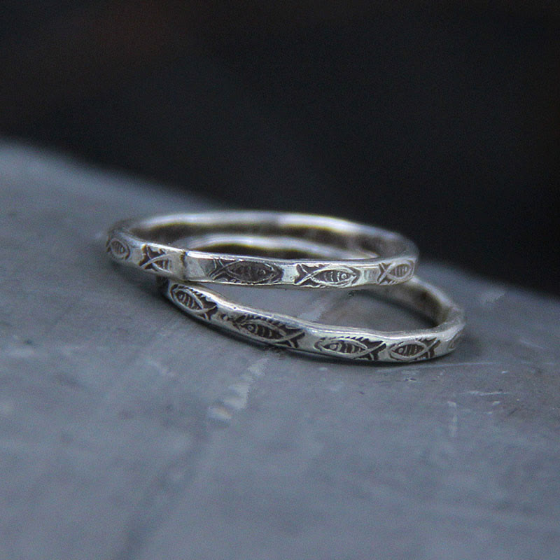 Anillo de plata de ley 925 con Buddha Stones , suerte, pez koi - 62 mm - image 0