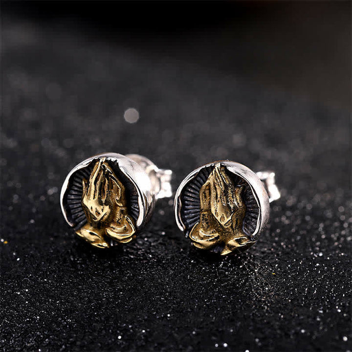 Pendientes de plata de ley 925 Namaste Igualdad