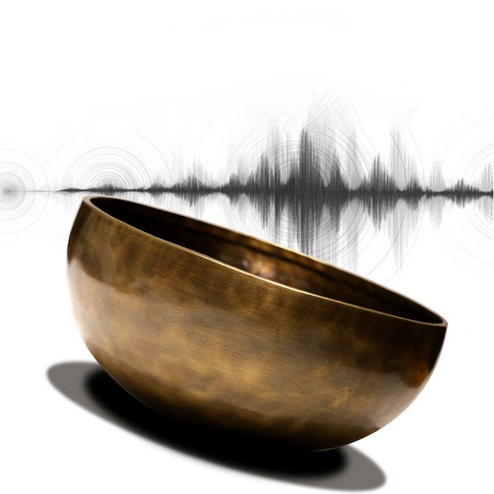 Cuenco de sonido tibetano hecho a mano para curación y meditación, juego de cuencos cantores de energía positiva