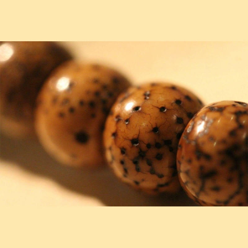 Buddha Stones tibetano Bodhi semilla ámbar Dzi cuentas ágata Zakiram diosa de la riqueza cuentas Triple envoltura pulsera