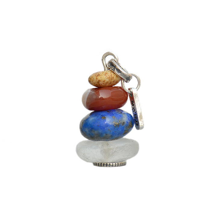 Collar con Buddha Stones Zen Cairn Labradorita con varios cristales - image 18