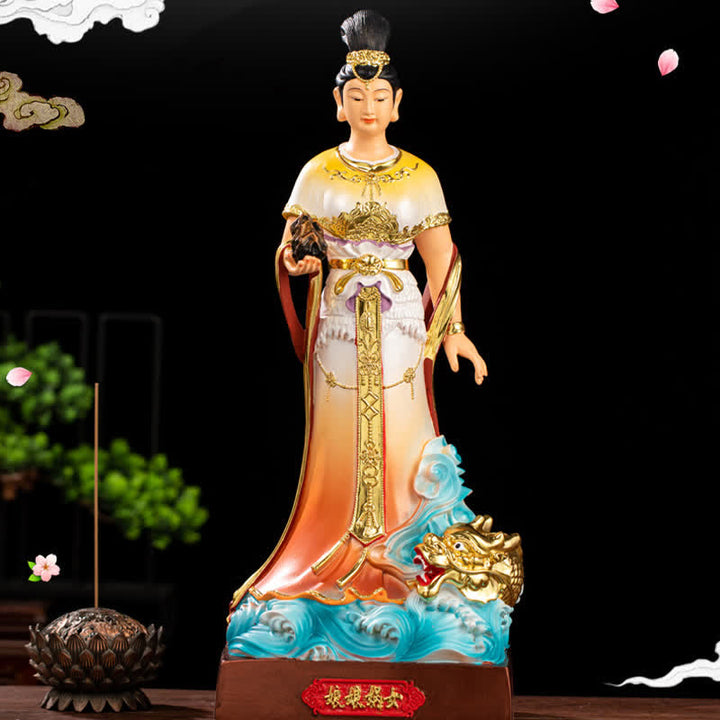Estatua de resina de protección Bodhisattva Nuwa decoración del hogar - image 4