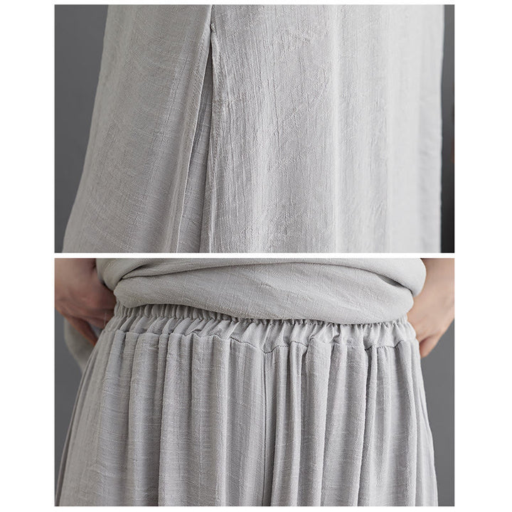 Conjunto de ropa para mujer con estampado sencillo de Buddha Stones para meditación, oración, práctica espiritual zen y yoga. - image 6