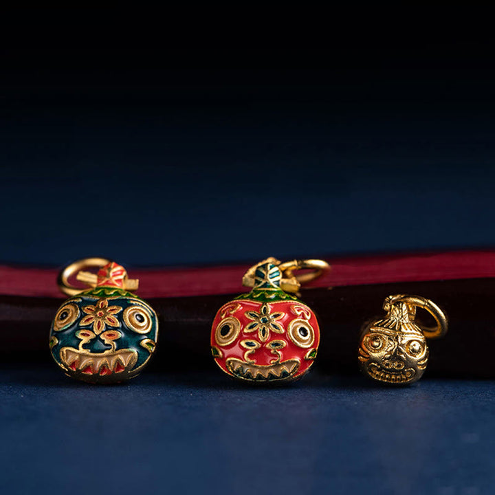 Buddha Stones, oro, bestia tragadora, familia, suerte, llavero de coche, decoración colgante para teléfono