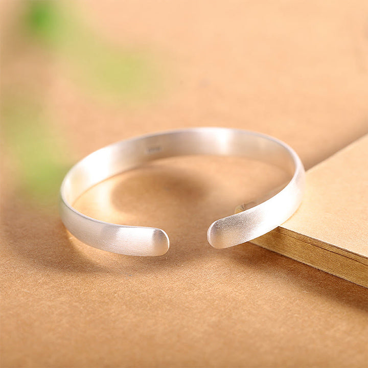 Brazalete de plata de ley 999 con Buddha Stones , diseño de pez koi - image 2