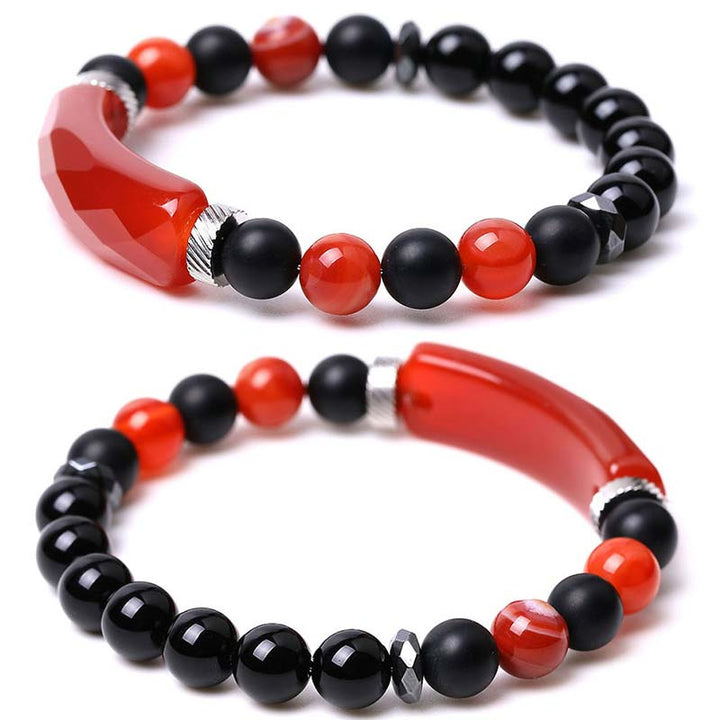 Pulsera curativa de aventurina azul de cristal natural con Buddha Stones