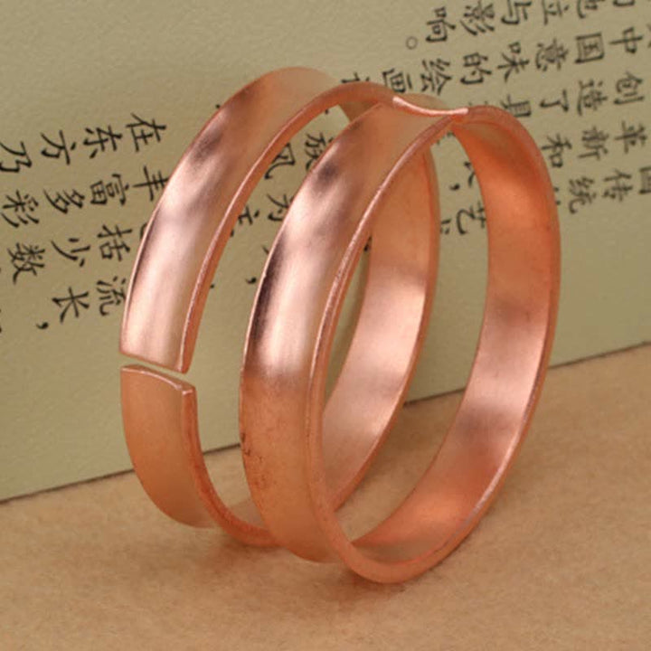 Brazalete de cobre de la suerte de la riqueza