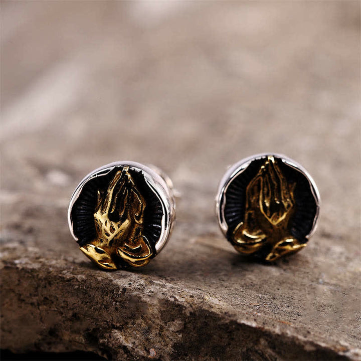 Pendientes de plata de ley 925 Namaste Igualdad
