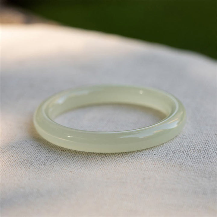 Buddha Stones, brazalete de abundancia de Jade Natural de Afganistán - image 6