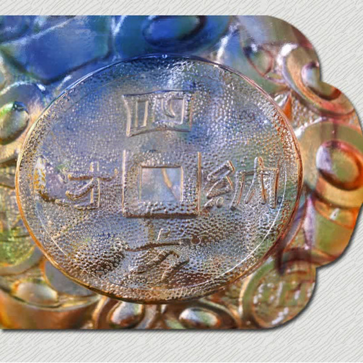 Pieza de arte hecha a mano de Liuli Crystal Treasure Bowl para decoración del hogar - image 17