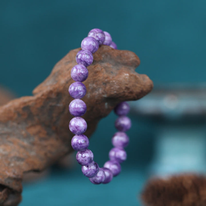 Pulsera de transformación positiva de cristal de amatista