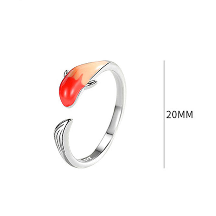 Anillo ajustable de la suerte del equilibrio del cobre del pez Koi de las Buddha Stones