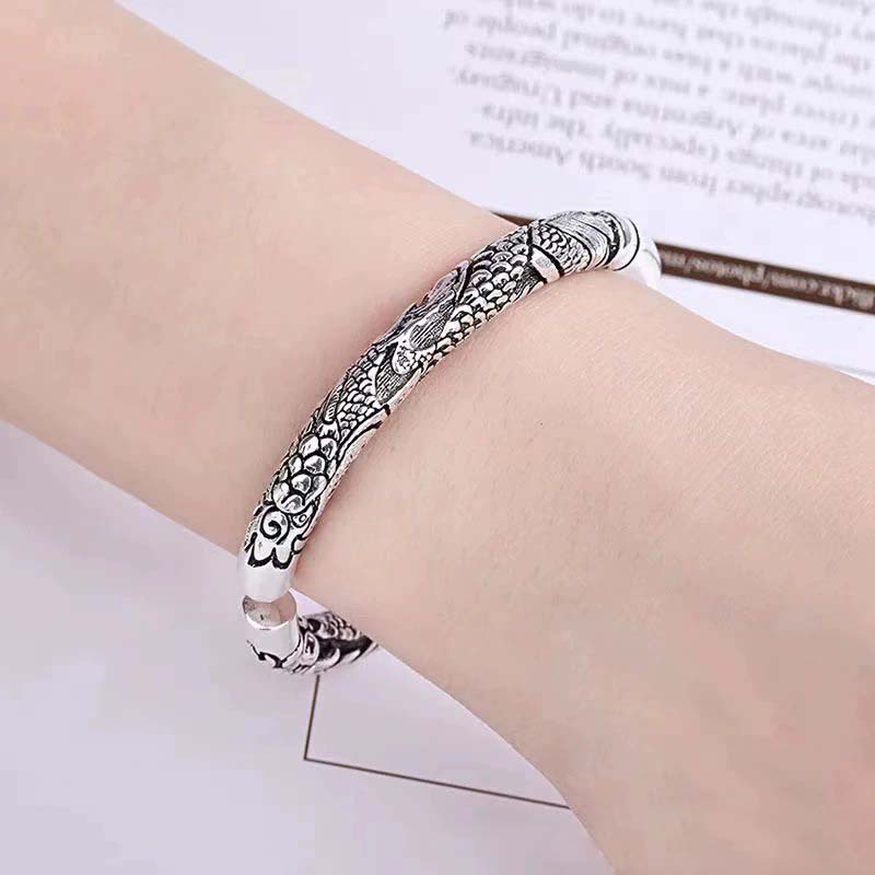Brazalete ajustable con protección de la suerte de las nubes auspiciosas del dragón