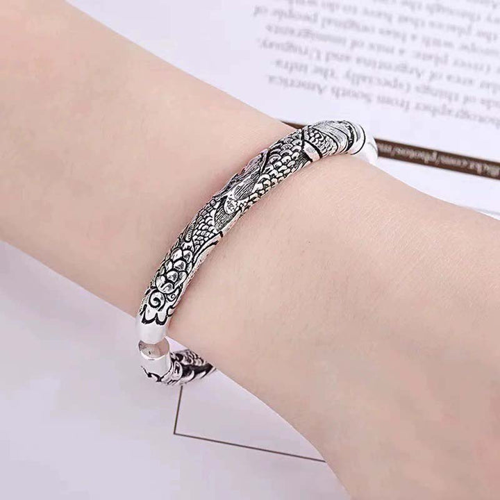 Brazalete ajustable con protección de la suerte de las nubes auspiciosas del dragón