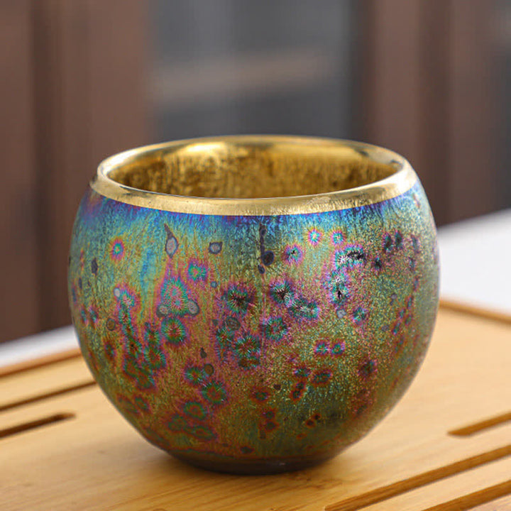 Tazas de té de cerámica coloridas de las Buddha Stones - 7 cm x 5,7 cm x 135 ml - image 6