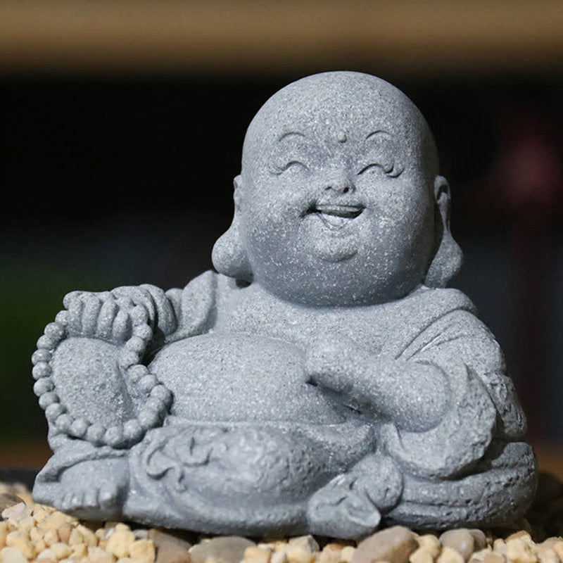 Buddha Stones meditación estatua de Buda compasión decoración del hogar