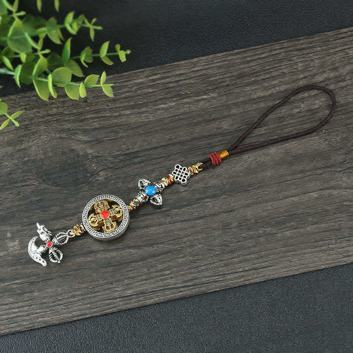 Decoración colgante para coche con poder espiritual del Tíbet Vajra