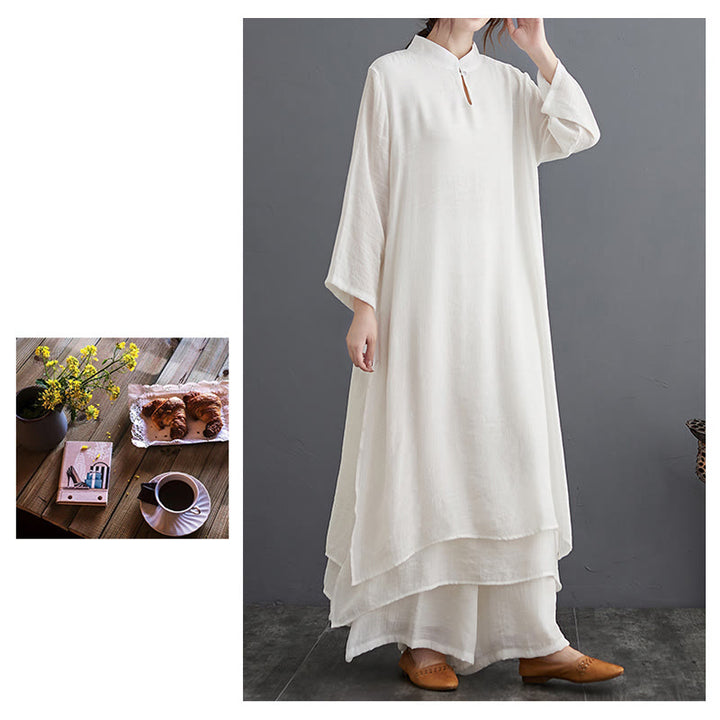 Conjunto de ropa para mujer con estampado sencillo de Buddha Stones para meditación, oración, práctica espiritual zen y yoga. - image 23