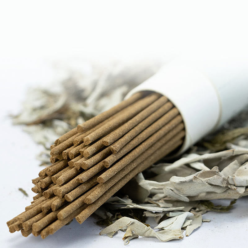 Incienso de Salvia Blanca Purificar Meditación Curativa Varitas de Incienso de Salvia de California