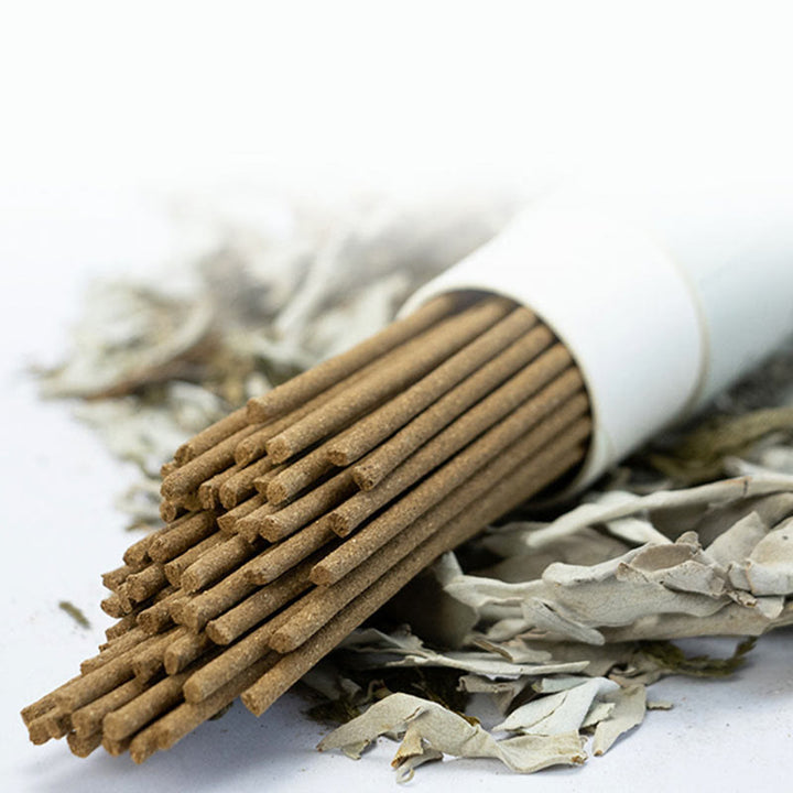 Incienso de Salvia Blanca Purificar Meditación Curativa Varitas de Incienso de Salvia de California