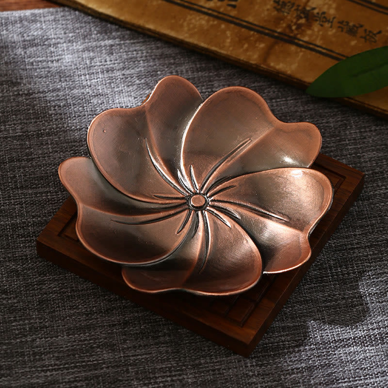 Buddha Stones, loto, dragón, Fénix, ocho símbolos propicios, soporte de varilla de incienso de aleación de Zinc, decoración quemadora de incienso curativo