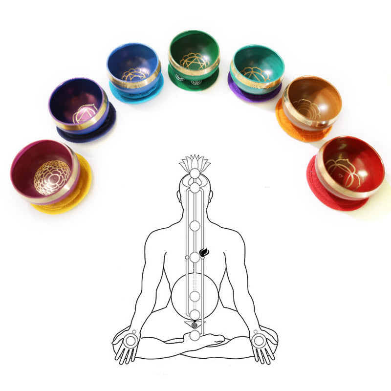 Cuenco con sonido tibetano de Buddha Stones hecho a mano para curación de chakras y meditación de atención plena, juego de cuencos para cantar
