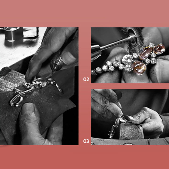 Pulsera de cadena de cuerda roja de la suerte del dragón dorado del Año del Dragón de Plata de Ley 925 con piedras de Buda - image 17