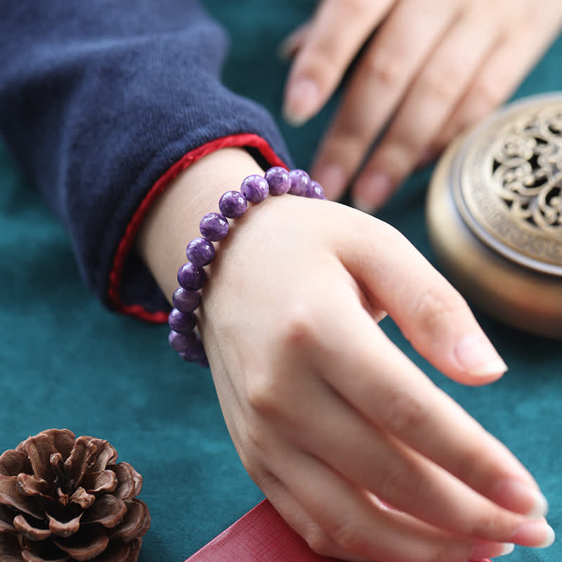 Pulsera de transformación positiva de cristal de amatista