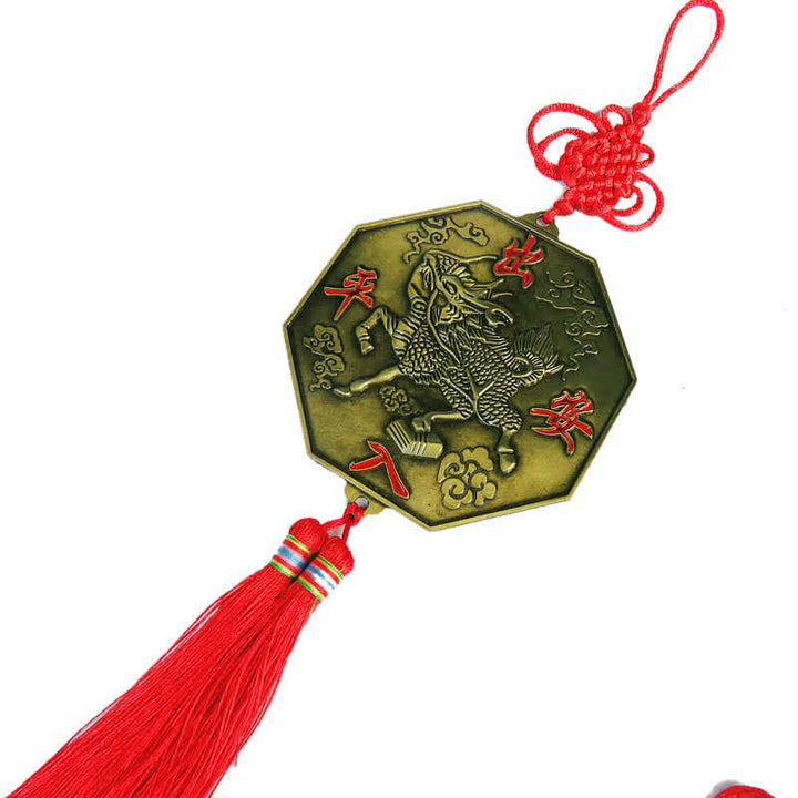 Feng Shui Bagua Mapa Chino Anudado Armonía Energía Mapa Espejo - Mapa Kirin Bagua de 10 cm - image 20