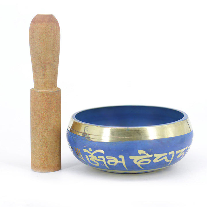 Cuenco de sonido tibetano hecho a mano para relajación, meditación, oración, canto, juego de cuencos