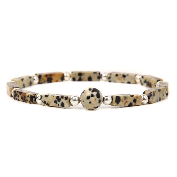 Pulsera de equilibrio espiritual con Buddha Stones, cristal natural, amatista, ojo de tigre