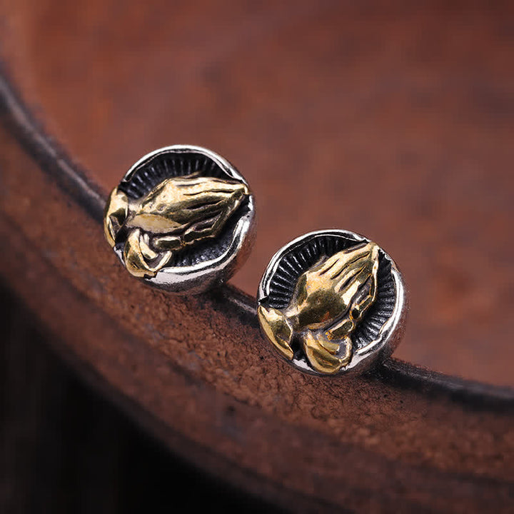 Pendientes de plata de ley 925 Namaste Igualdad