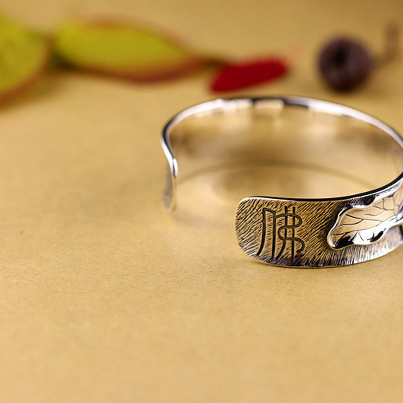 Pulsera ajustable con diseño de flor de loto de plata de ley 925 con Buddha Stones