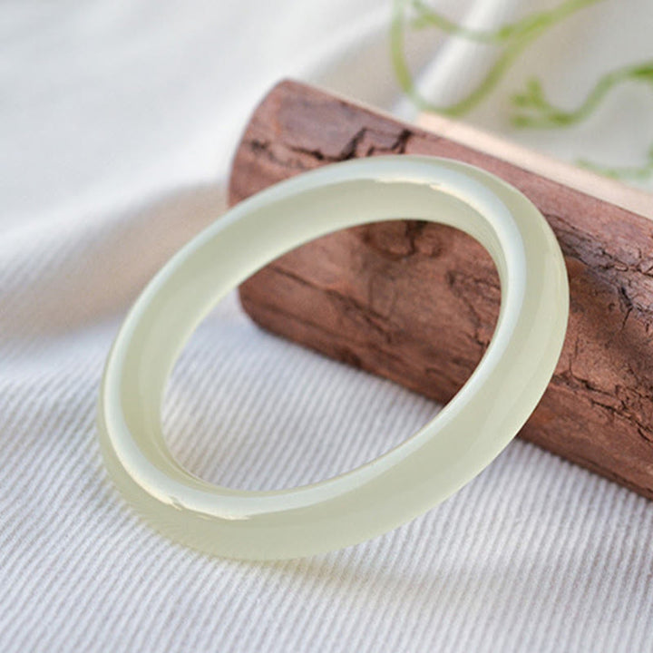 Buddha Stones, brazalete de abundancia de Jade Natural de Afganistán - image 11