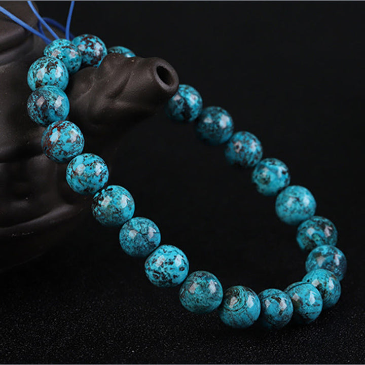 Pulsera de valor de fuerza de piedra fénix natural de Buddha Stones