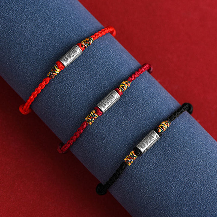 Pulsera tobillera de plata de ley 925 hecha a mano con Buddha Stones, todo va bien, diseño de protección y resistencia - image 27