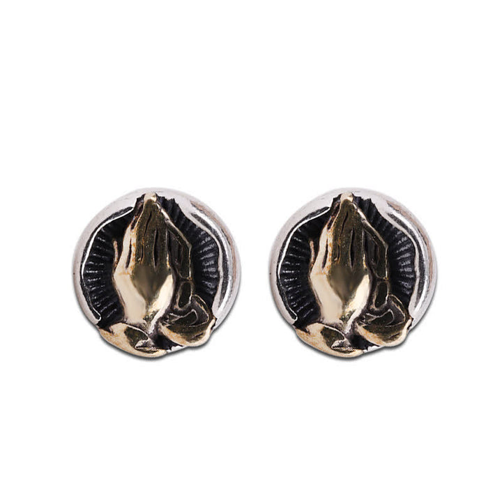 Pendientes de plata de ley 925 Namaste Igualdad