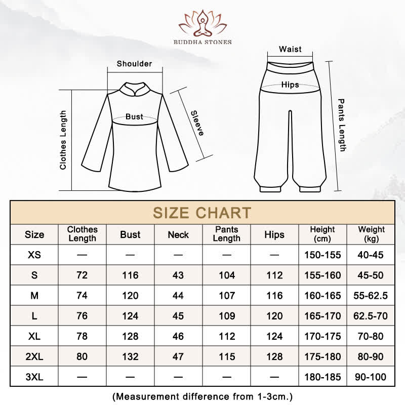 Conjunto de ropa unisex de lino y algodón con Buddha Stones, tai chi, qigong, oración, práctica espiritual zen - image 26