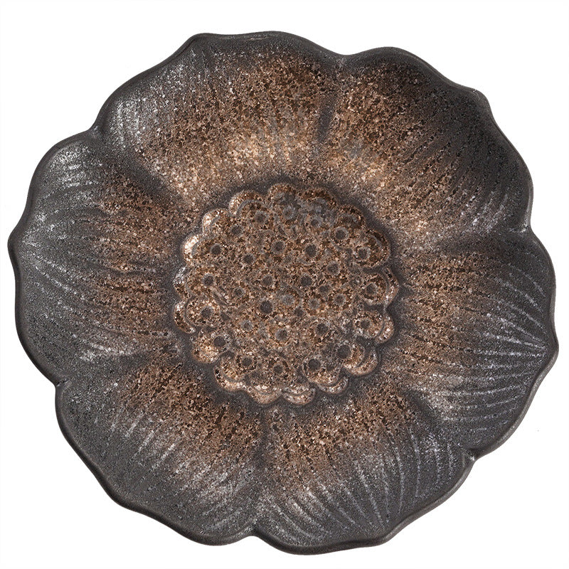 Tapete para Taza de cerámica con diseño de flor de loto Vintage , Buddha Stones, posavasos para taza de té, tapete para té de Kung Fu