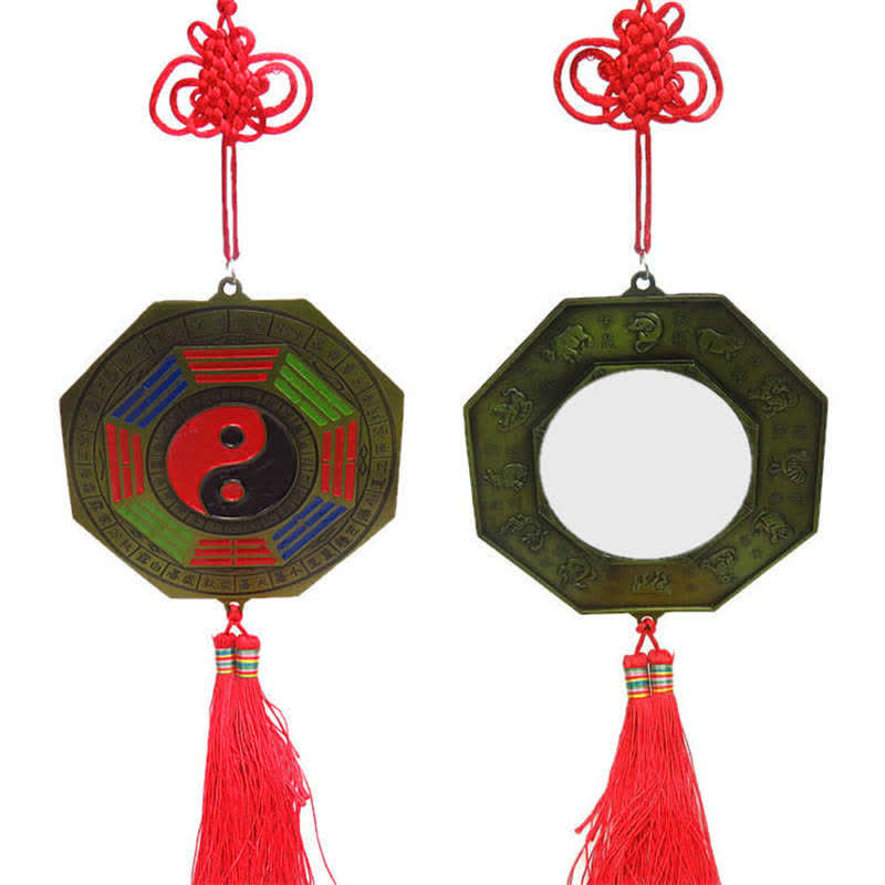 Feng Shui Bagua Mapa Chino Anudado Armonía Energía Mapa Espejo - Mapa Bagua de 13 cm - image 21