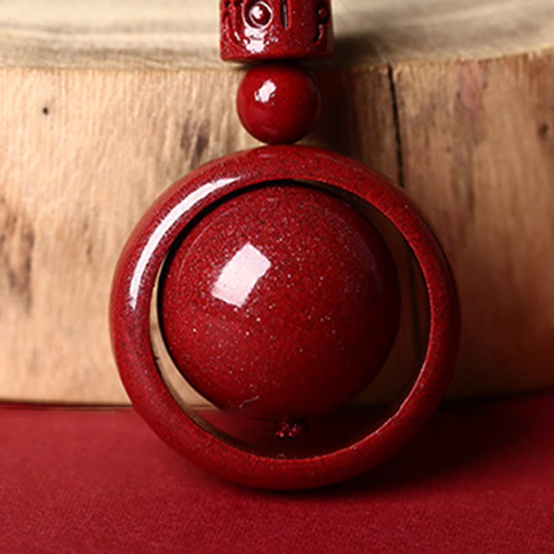 Buddha Stones cinabrio Om Mani Padme Hum PiXiu bendición collar de cuentas de la suerte colgante - image 18